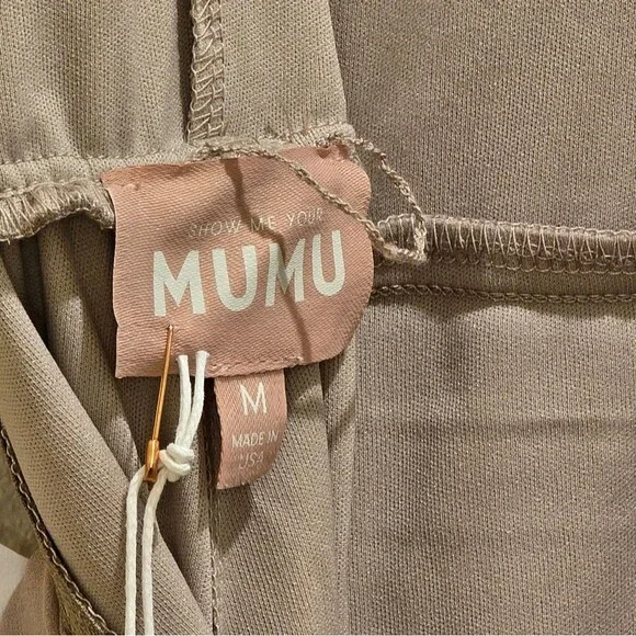 NWT Show Me Your MuMu Jenn Maxi in Beige Sz M - Picture 4 of 5